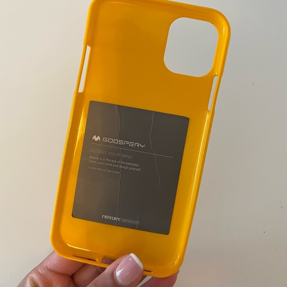 GLOSSY YELLOW IPHONE 11 PHONE CASE - Picture 2 of 3